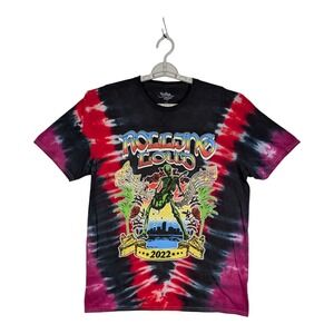 Lg‎ Rolling Loud 2022 Tie Dye Graphic T-Shirt Music Festival Concert Tee Cotton